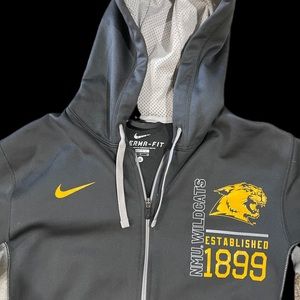 NIKE Northern Michigan University Wildcats NCAA Men’s small hooded sweatshirt